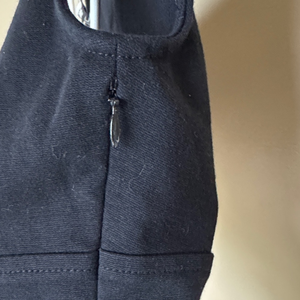 Diane von Furstenberg Elegant Black Cap Sleeve A Line Dress sz 2 good condition - Picture 7 of 10